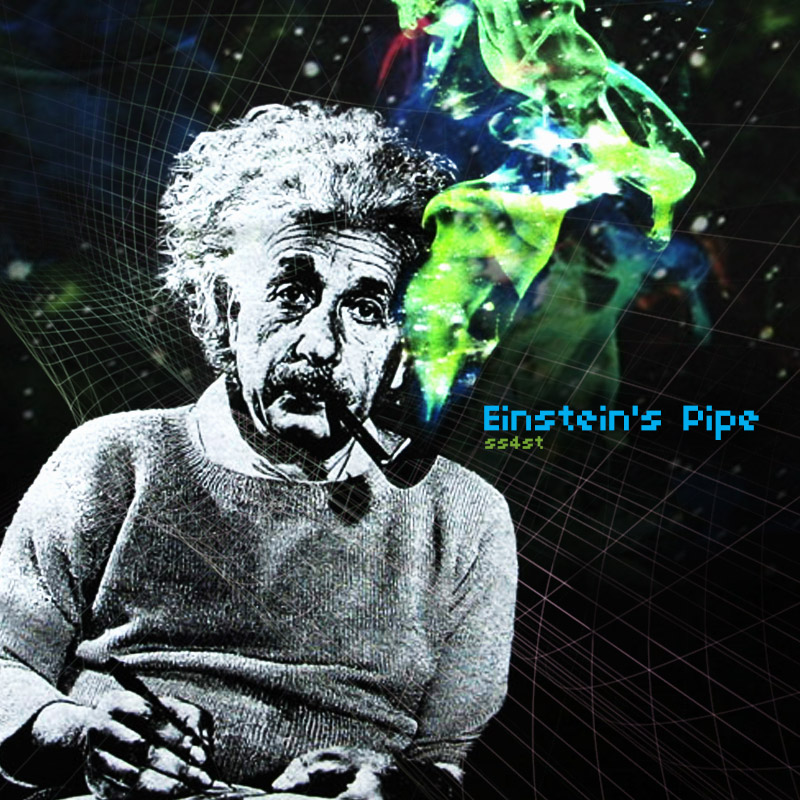 einstein's pipe song art