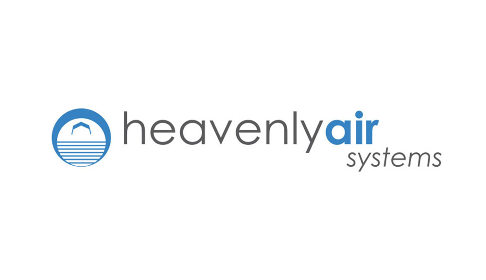 Heavenly Air HVAC Logo Design