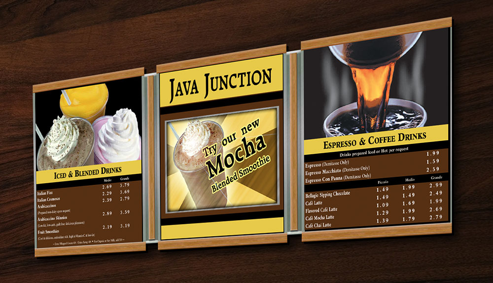 IDS Menus - Coffee Shop Menu