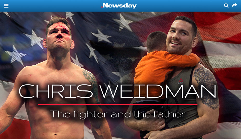 Newsday Chris Weidman Preview
