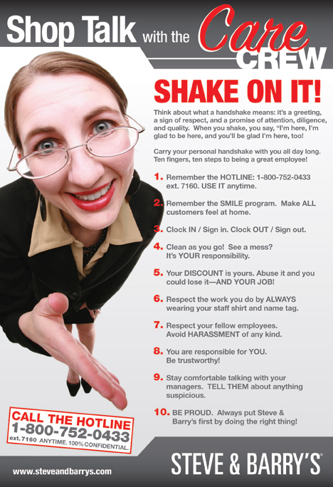 Human Resource Poster Design - Shake on it